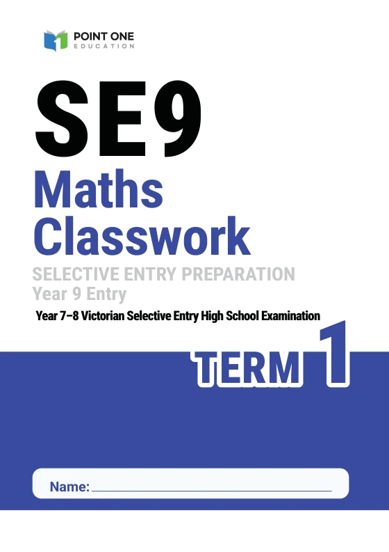 SE9 Maths & Reasoning Maths Classwork cover